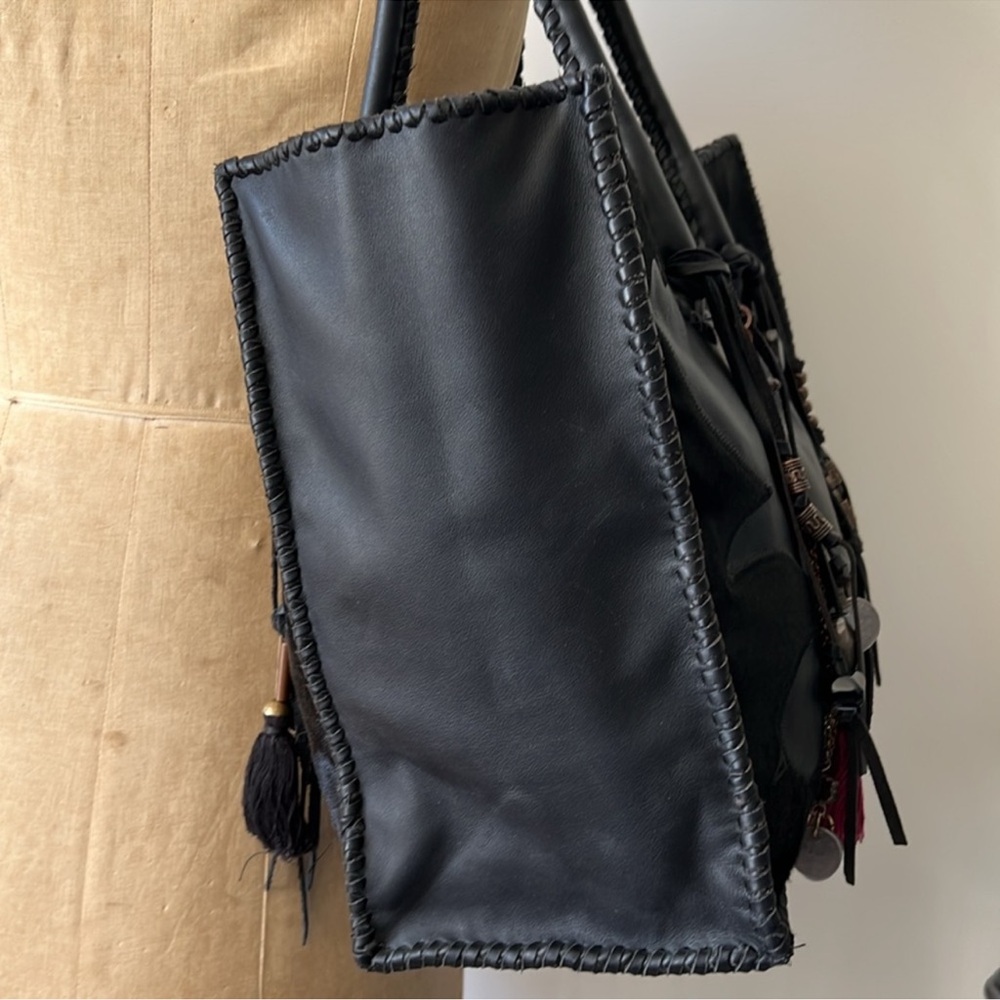 Vintage Simone Camille Genuine Calf Hair & Leather Handbag - Picture 6 of 14